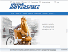 Tablet Screenshot of driverspace-lernen.de